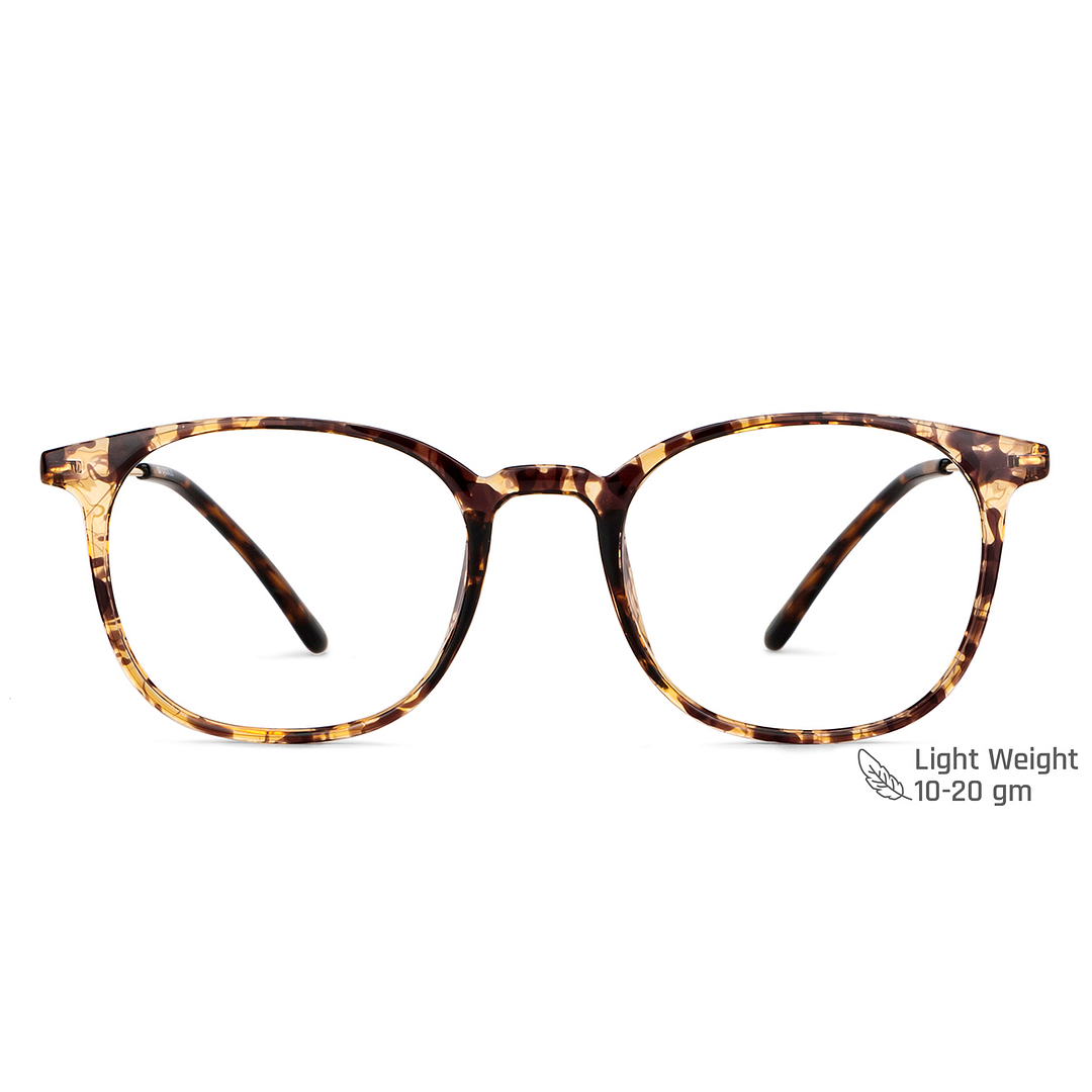 OJOS Tortoise Full Rim Square left side