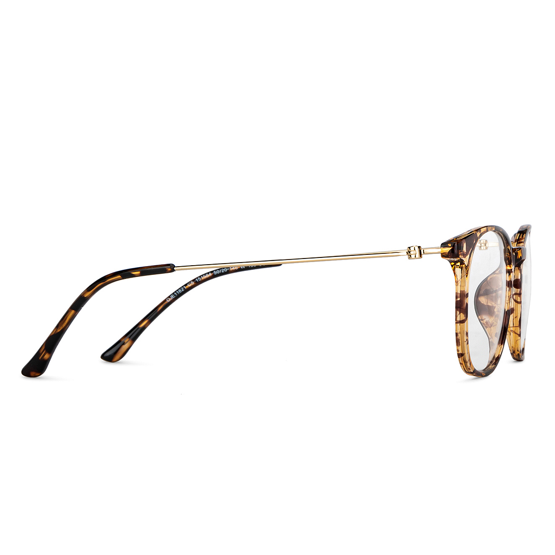 OJOS Tortoise Full Rim Square left side