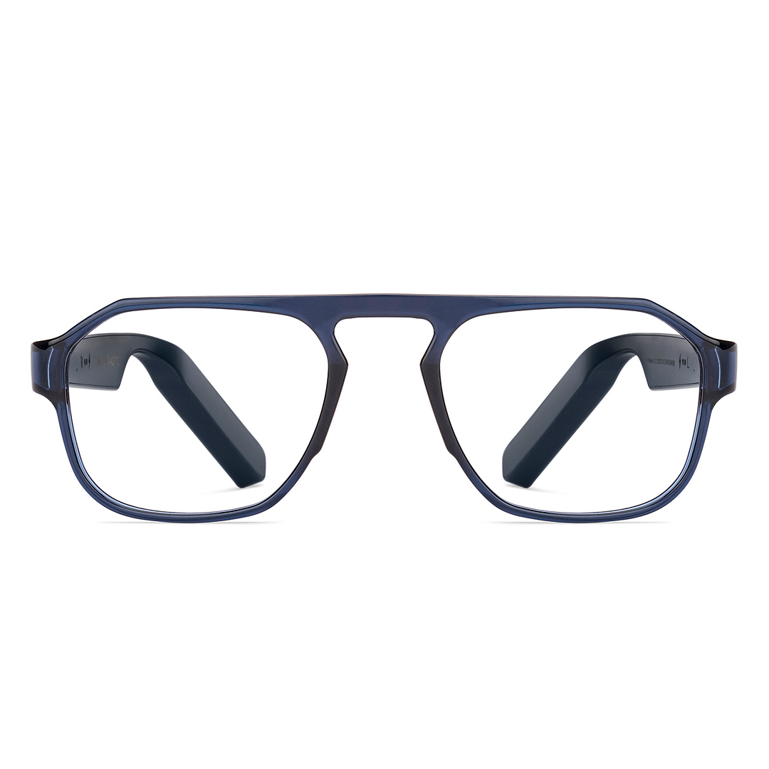 Phonic Blue Full Rim Square right side