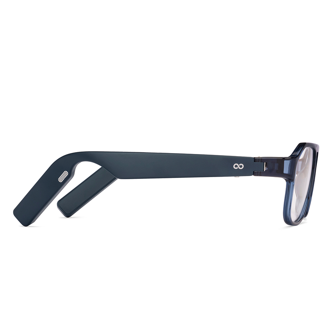 Phonic Blue Full Rim Square left side