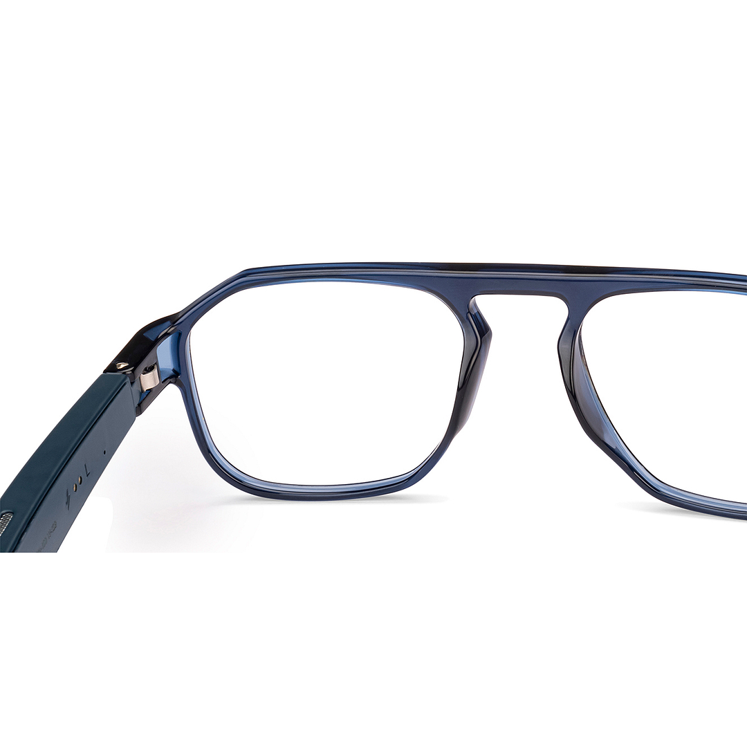 Phonic Blue Full Rim Square right side