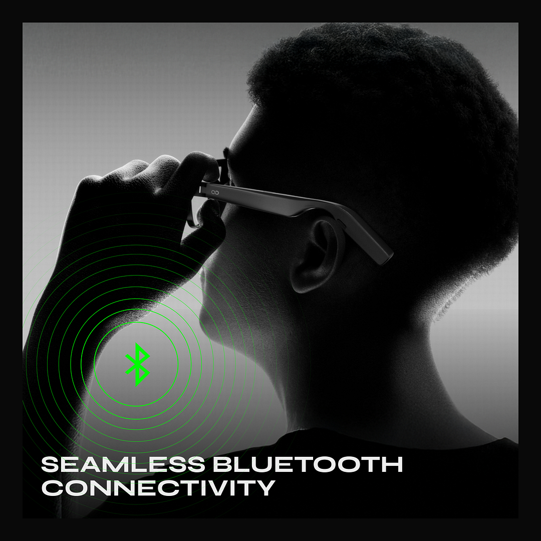 Phonic Blue Full Rim Square left side