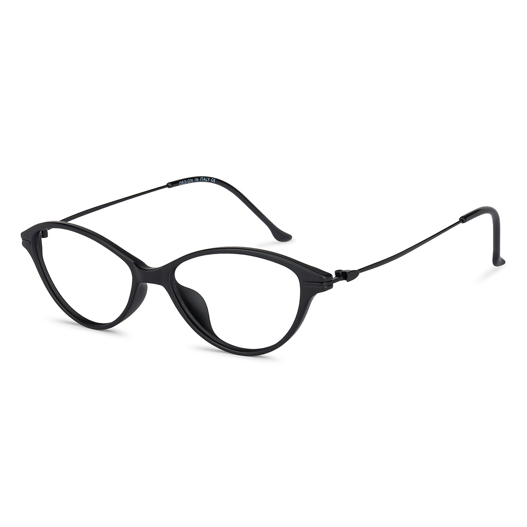 Lenskart Air Online Black Full Rim Cat Eye left side