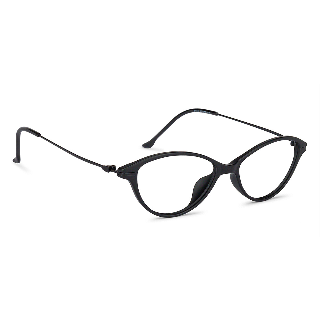 Lenskart Air Online Black Full Rim Cat Eye left side