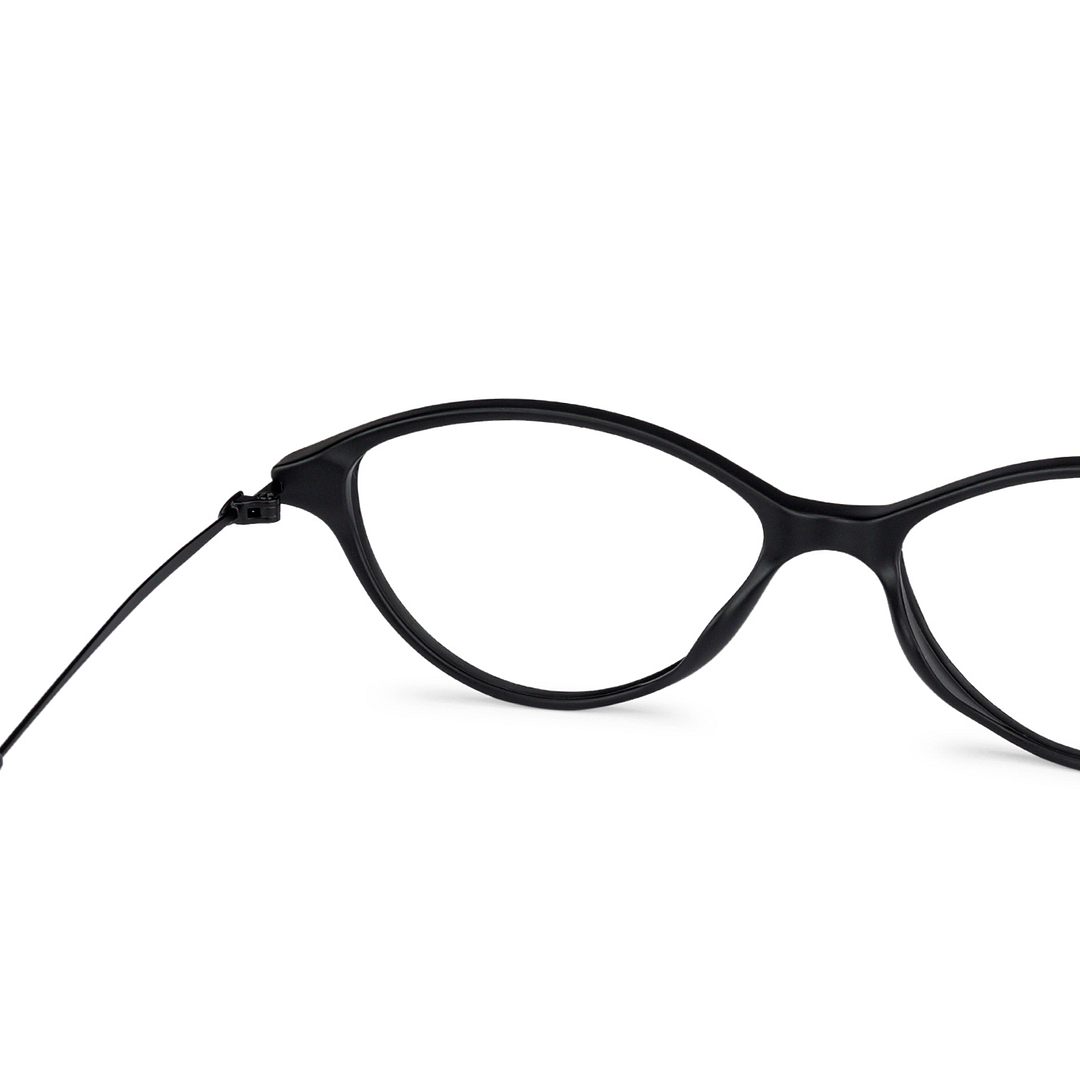 Lenskart Air Online Black Full Rim Cat Eye left side