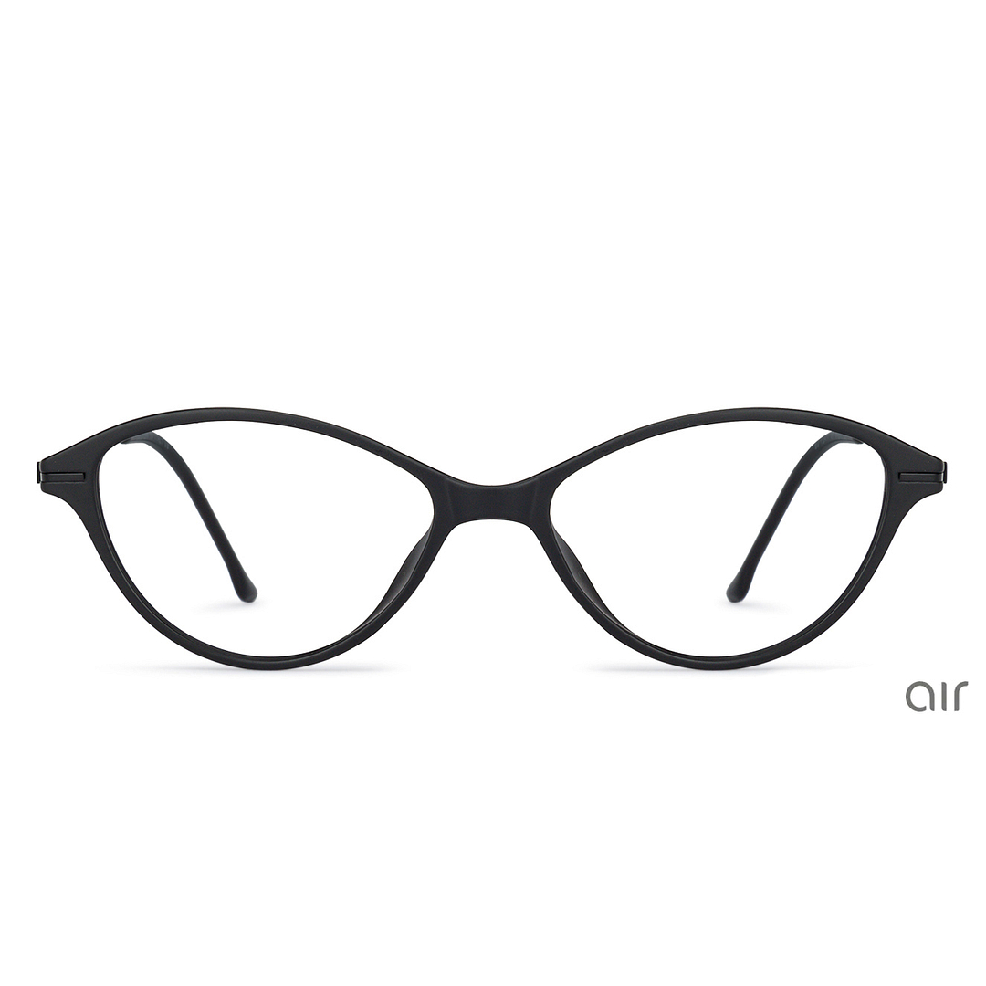 Lenskart Air Online Black Full Rim Cat Eye left side
