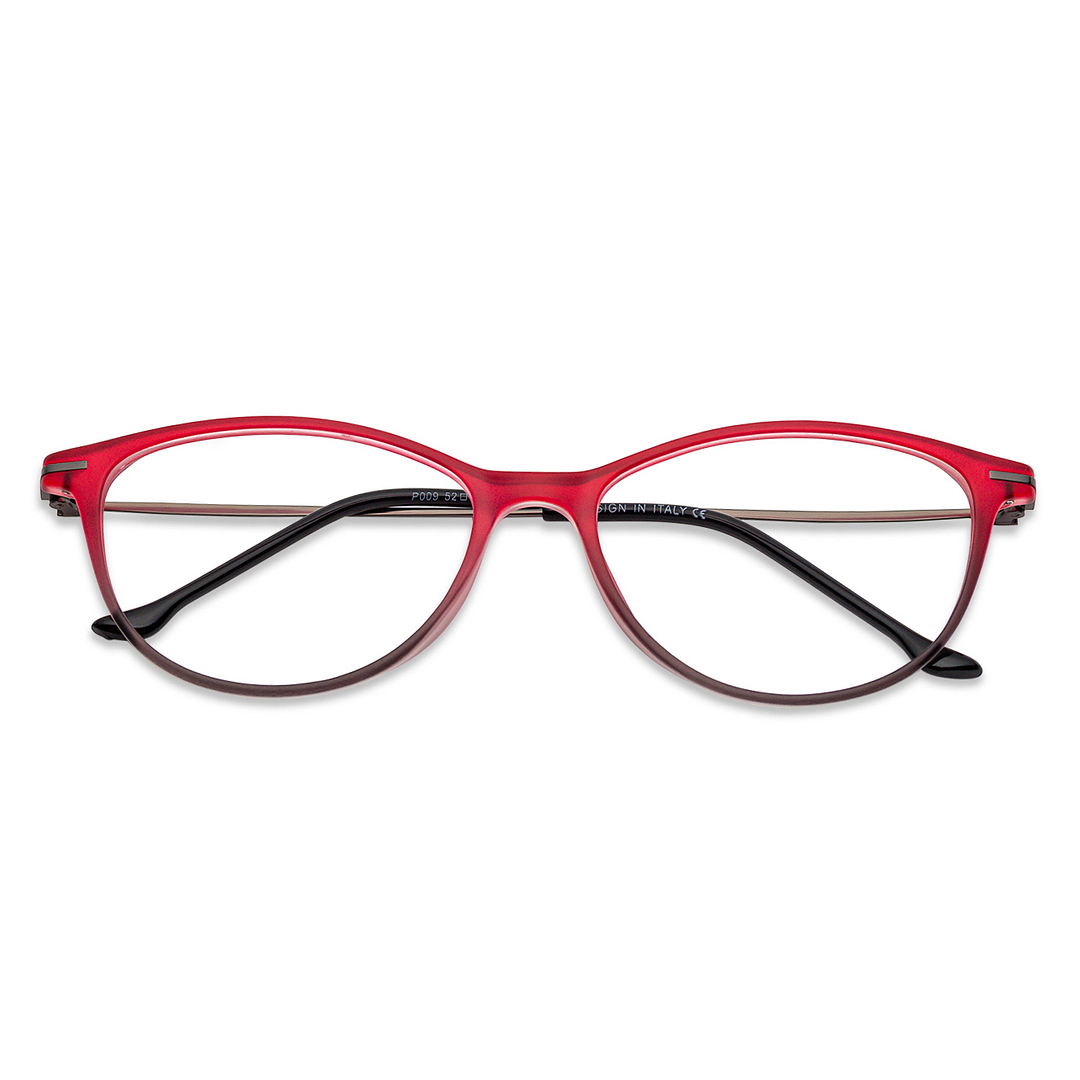 Lenskart Air Online Red Full Rim Cat Eye right side