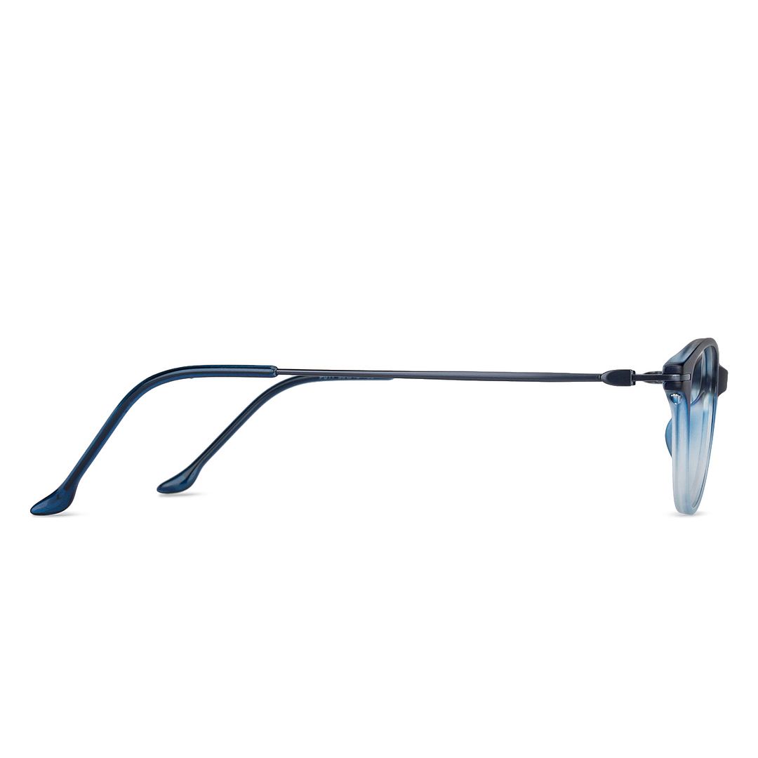 Lenskart Air Online Blue Transparent Full Rim Cat Eye right side