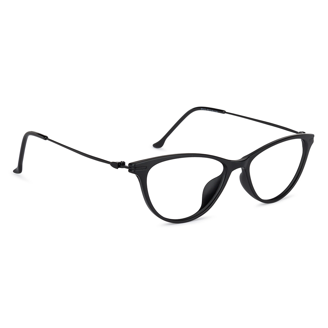 Lenskart Air Online Black Full Rim Cat Eye left side