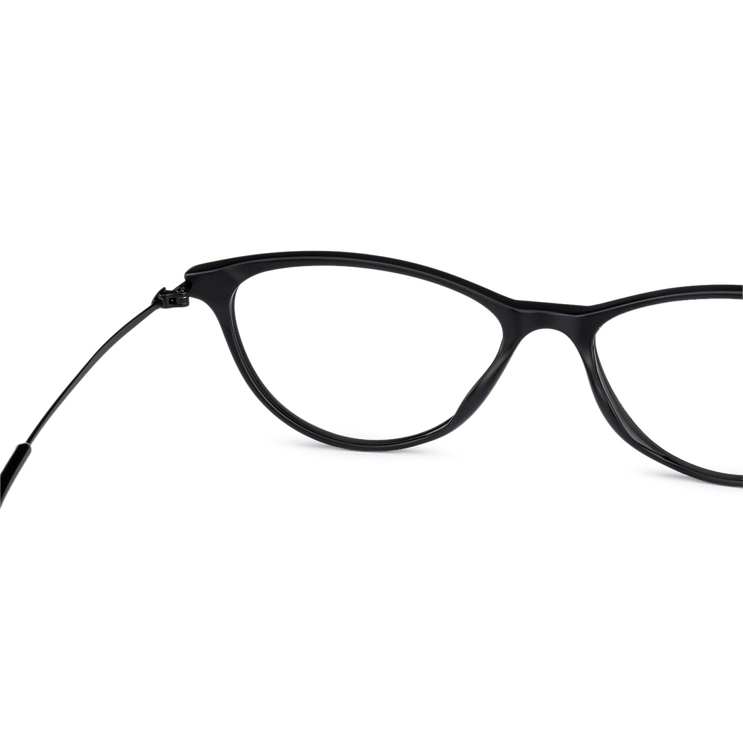 Lenskart Air Online Black Full Rim Cat Eye left side