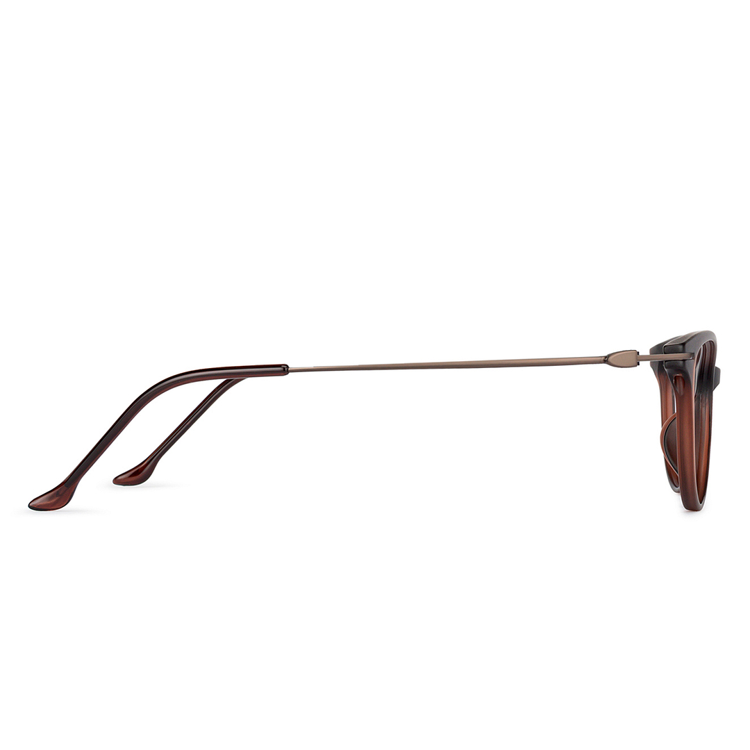 Lenskart Air Online Light Brown Full Rim Cat Eye right side