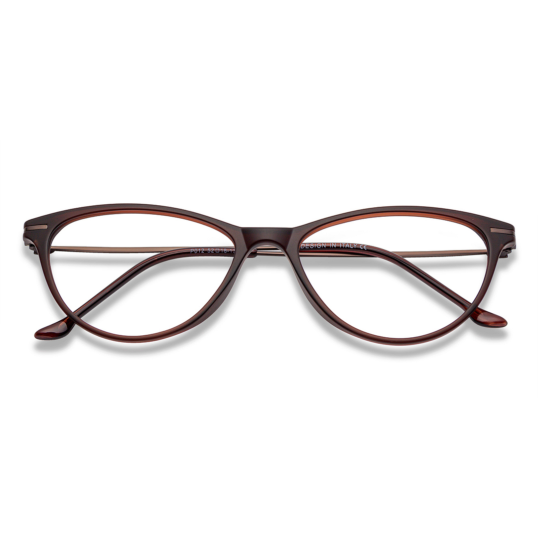 Lenskart Air Online Light Brown Full Rim Cat Eye right side