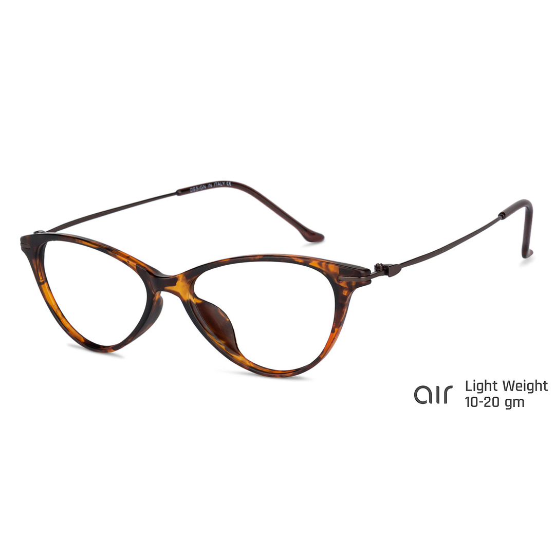 Lenskart Air Online Light Brown Full Rim Cat Eye right side