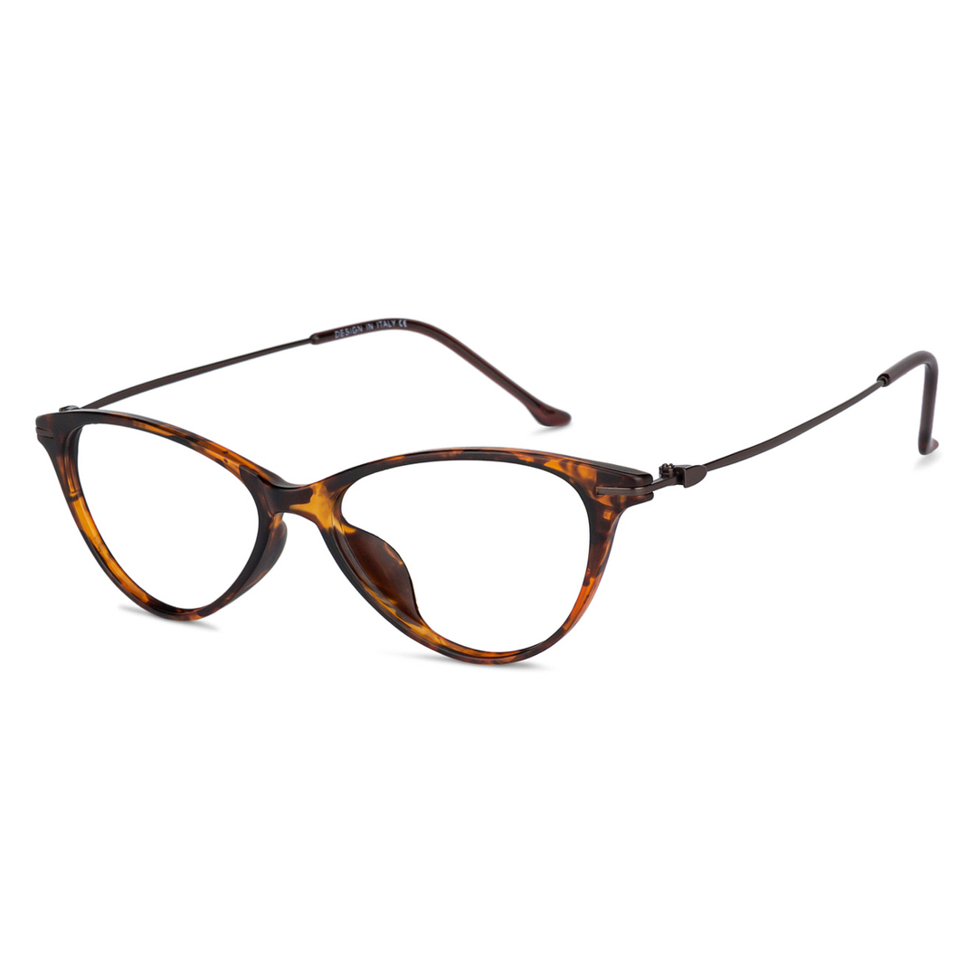 Lenskart Air Online Light Brown Full Rim Cat Eye left side