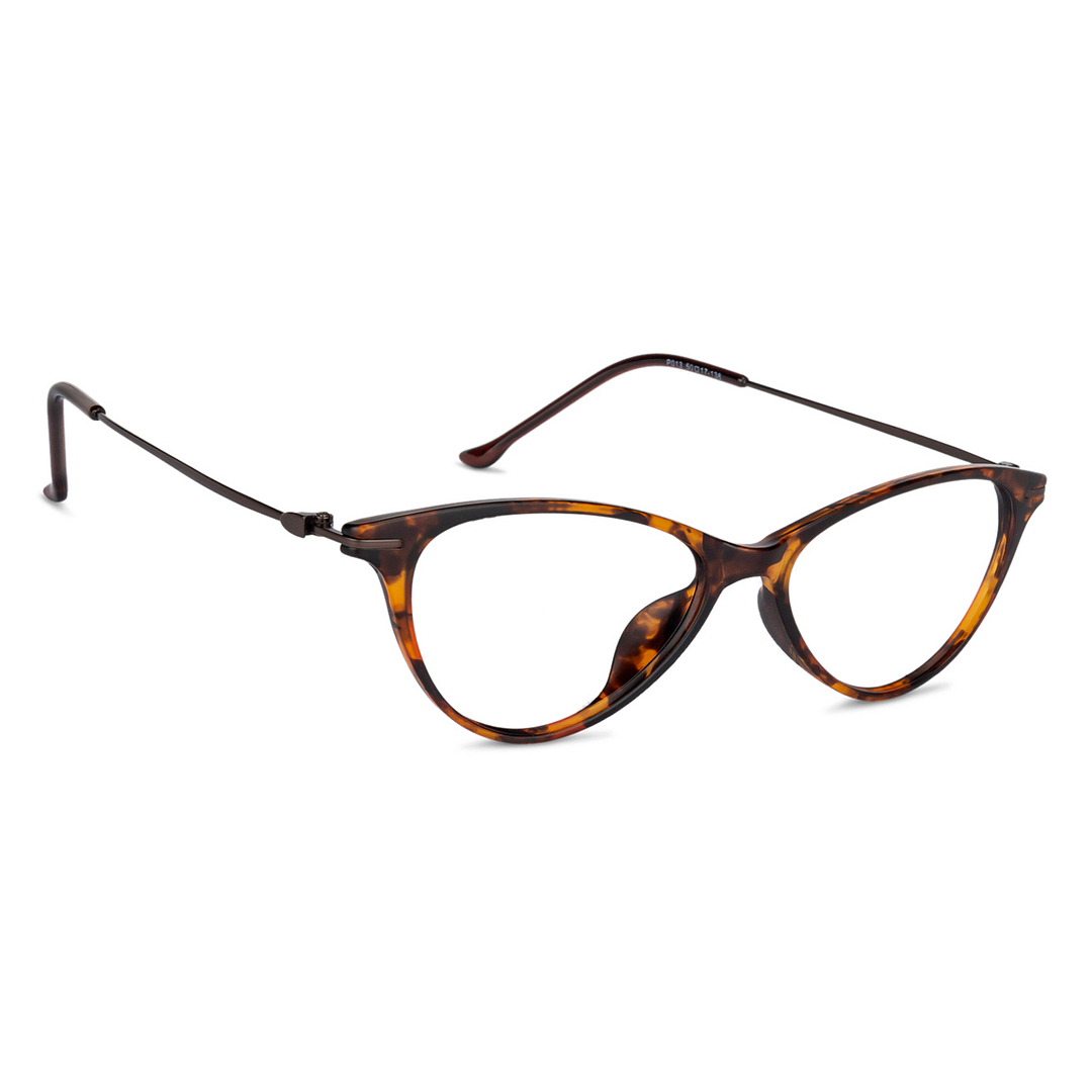 Lenskart Air Online Light Brown Full Rim Cat Eye left side