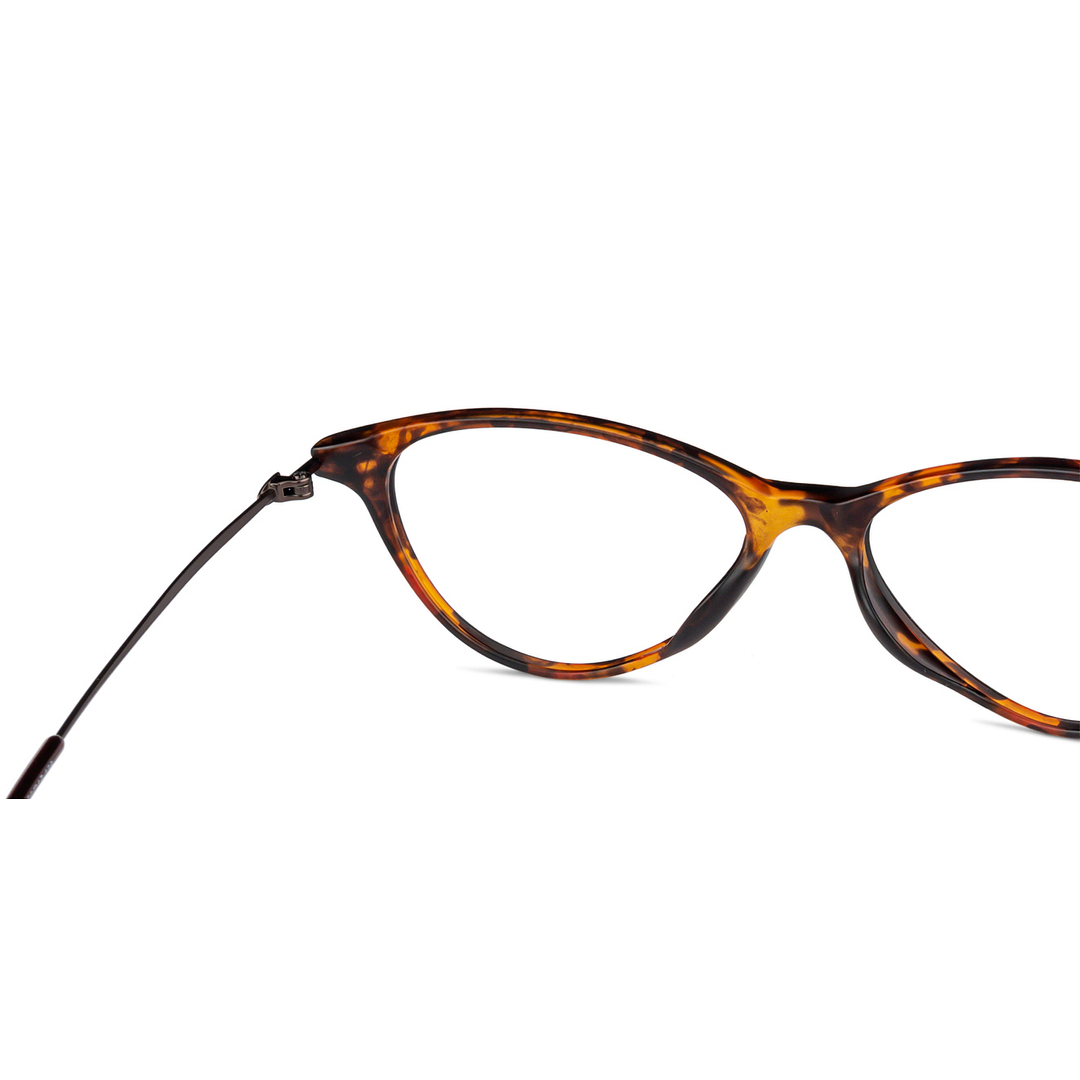 Lenskart Air Online Light Brown Full Rim Cat Eye left side