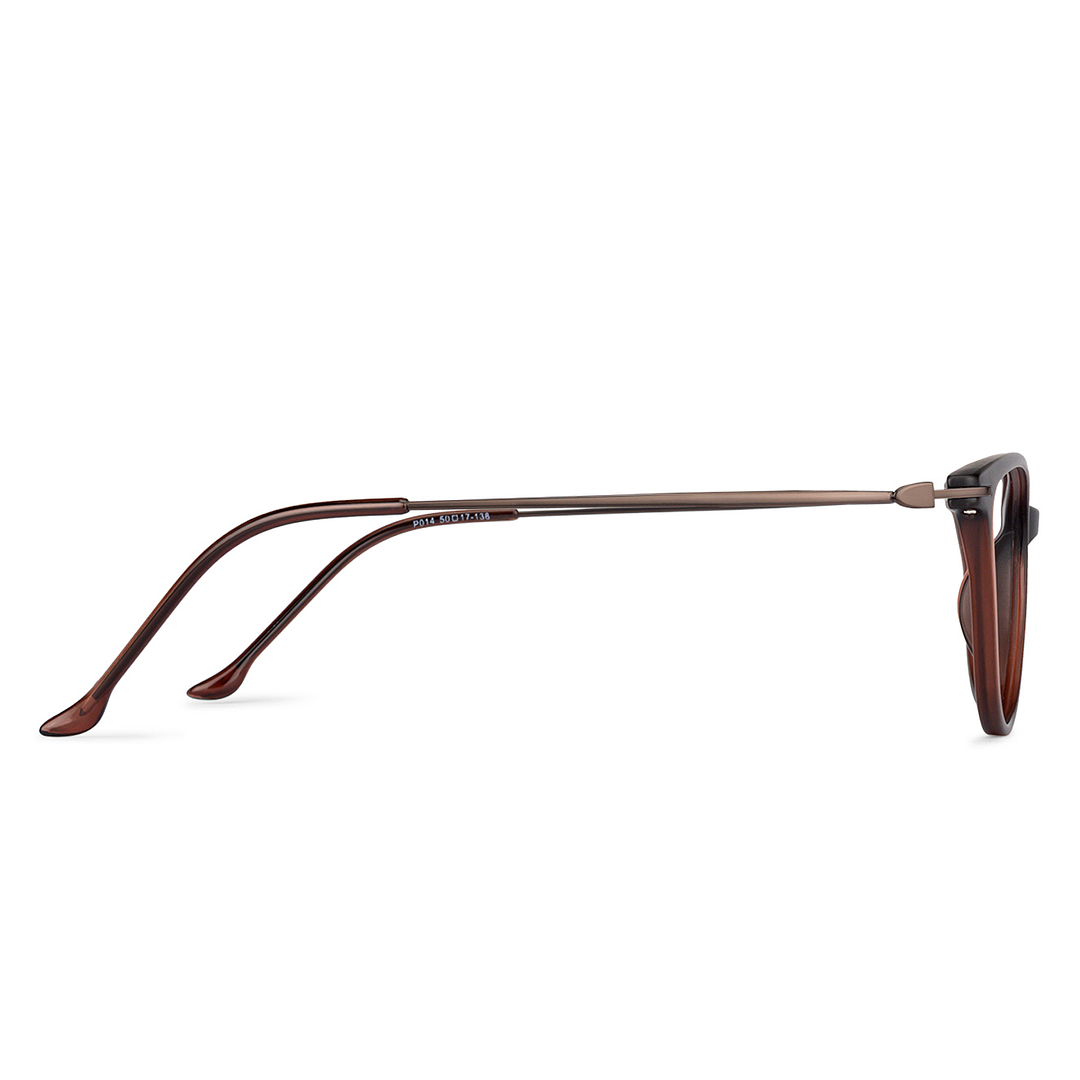 Lenskart Air Online Light Brown Full Rim Cat Eye right side