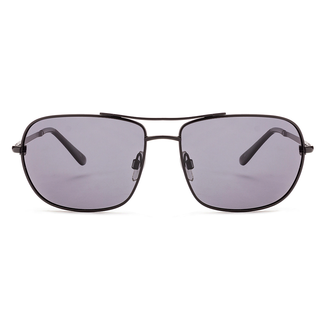 Polaroid Black Full Rim Rectangle left side