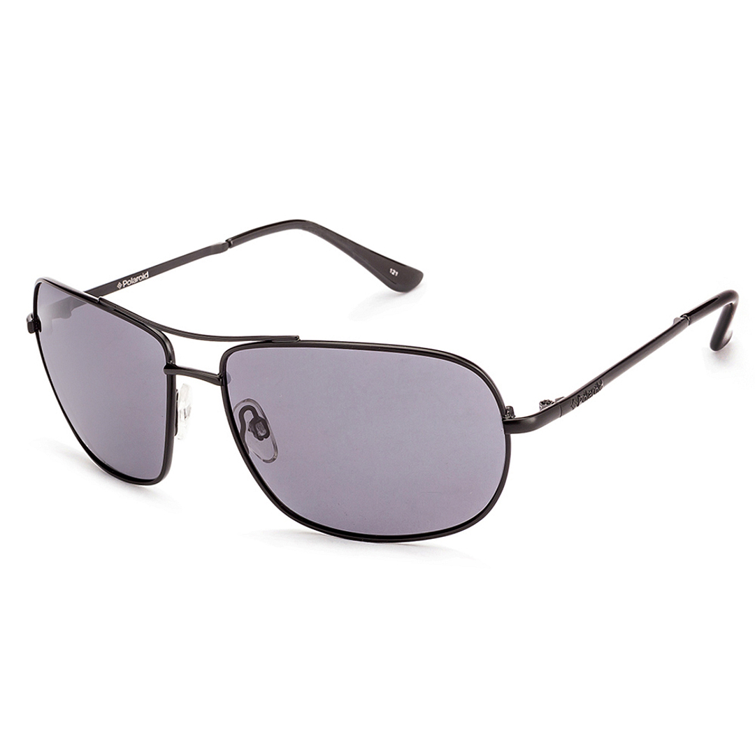 Polaroid Black Full Rim Rectangle left side