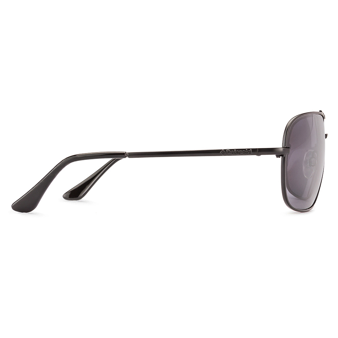 Polaroid Black Full Rim Rectangle left side