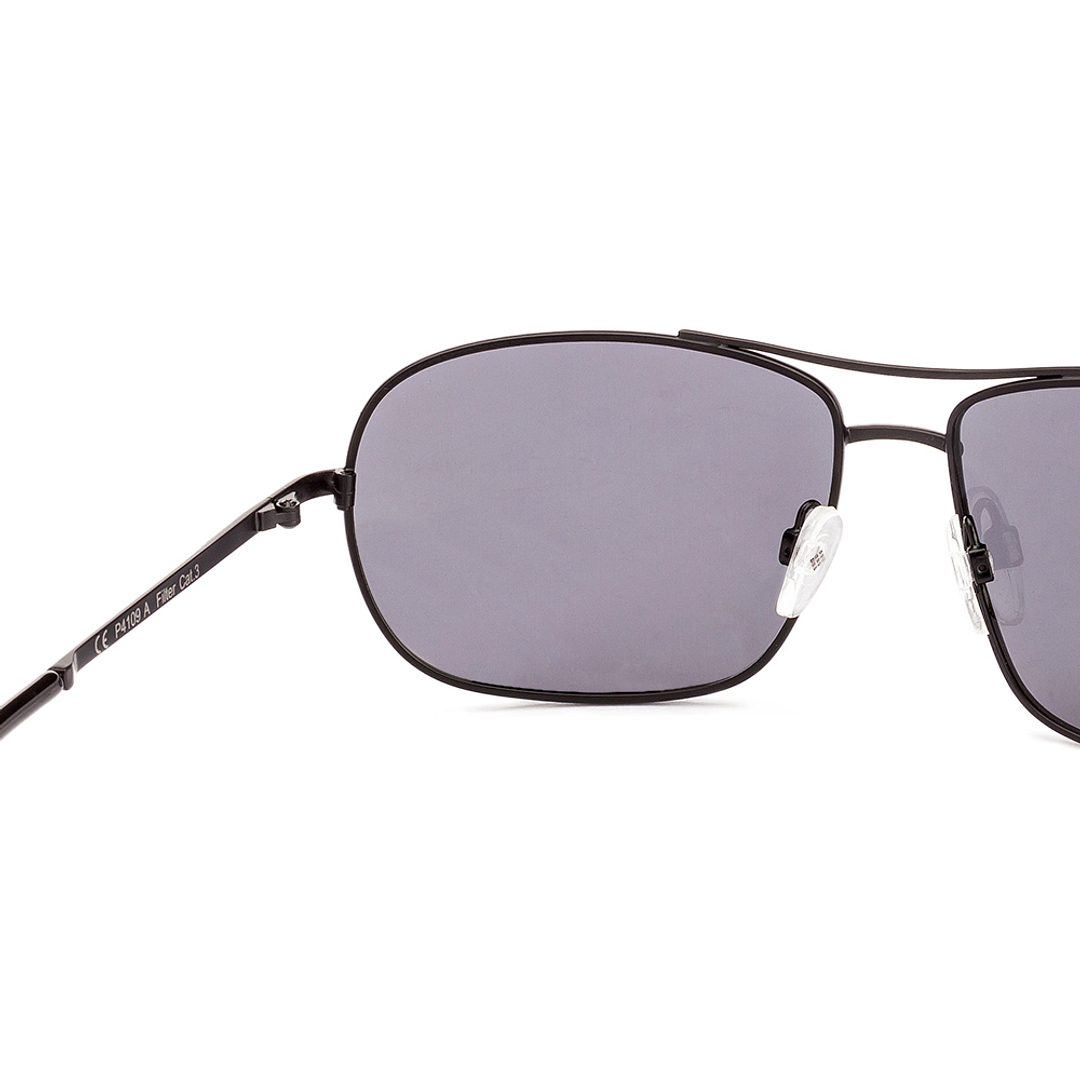 Polaroid Black Full Rim Rectangle right side