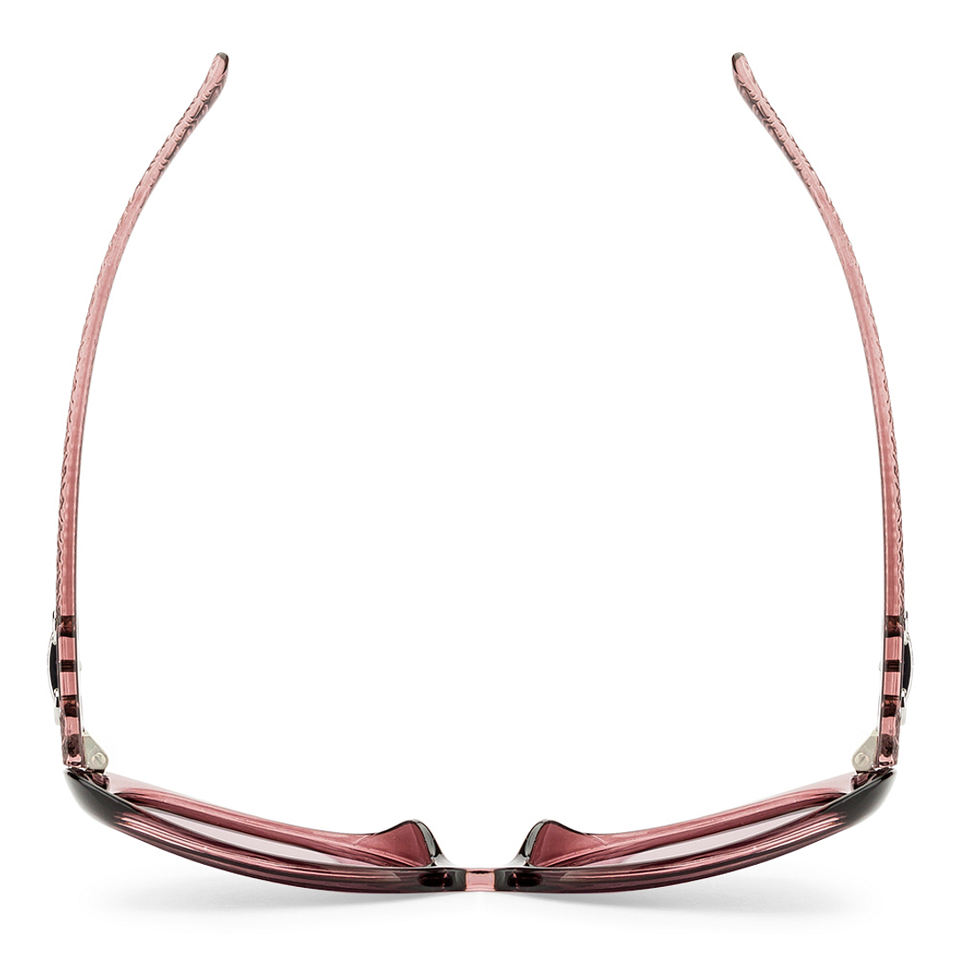 Polaroid Purple Transparent Full Rim Round left side