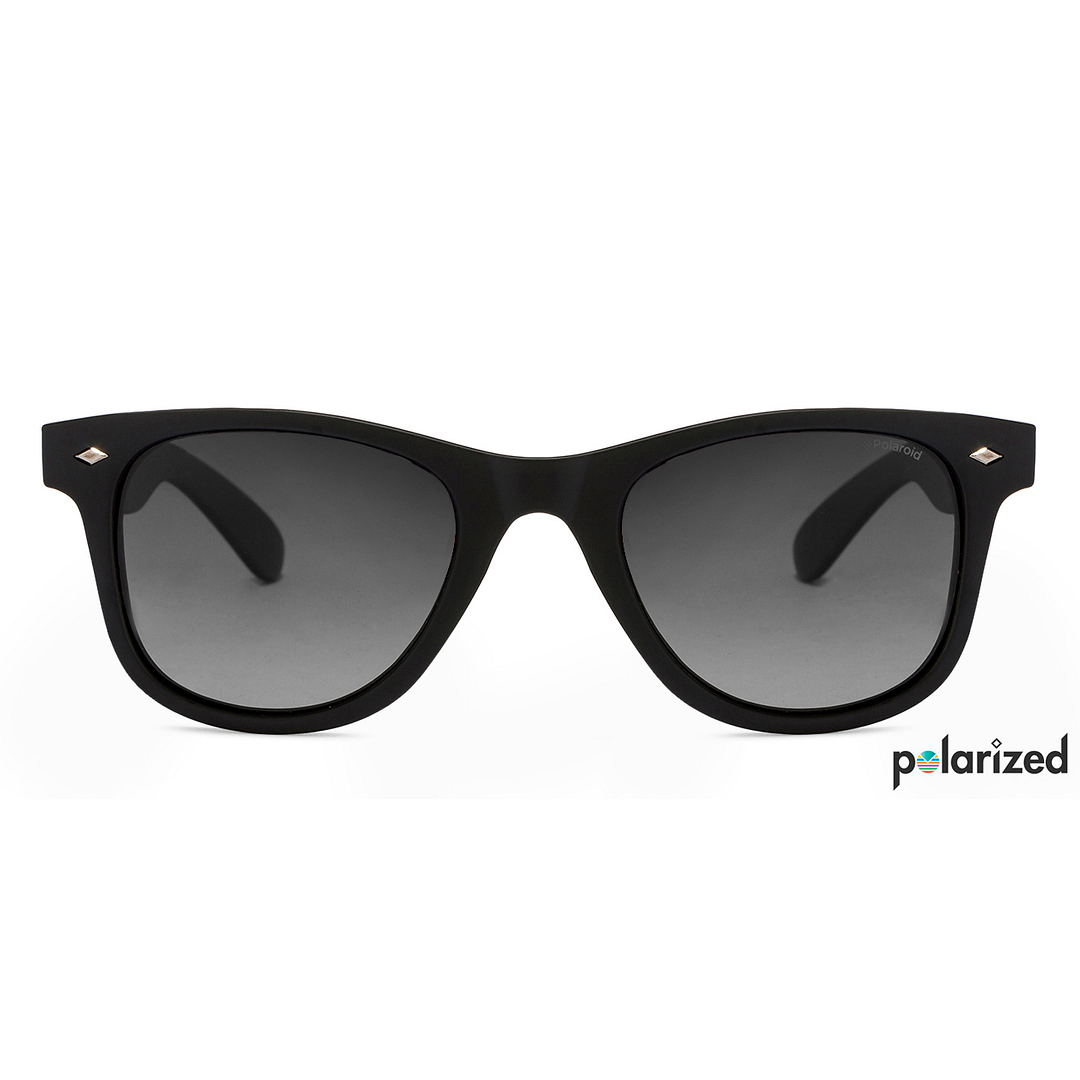 Polaroid Black Full Rim Square left side