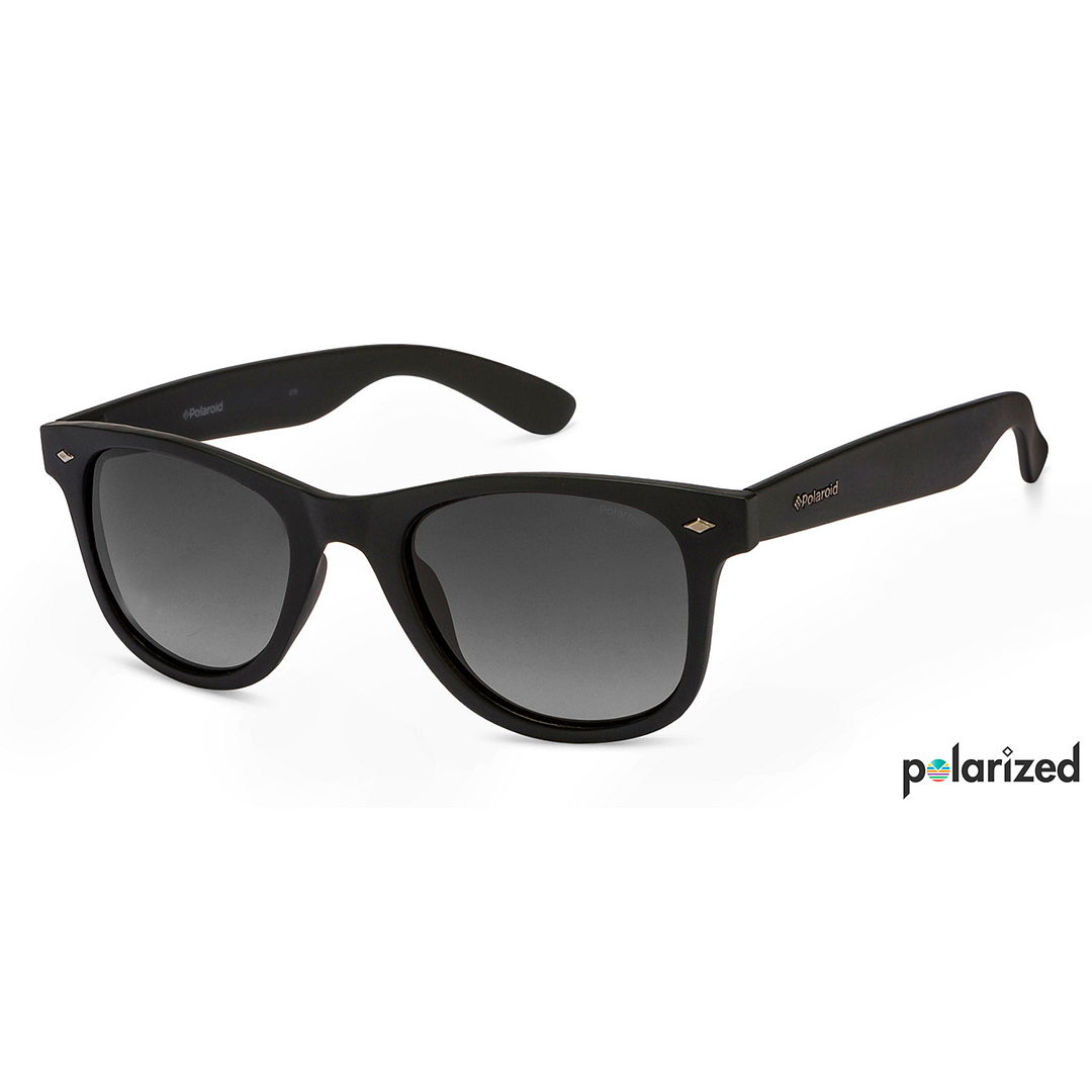 Polaroid Black Full Rim Square left side