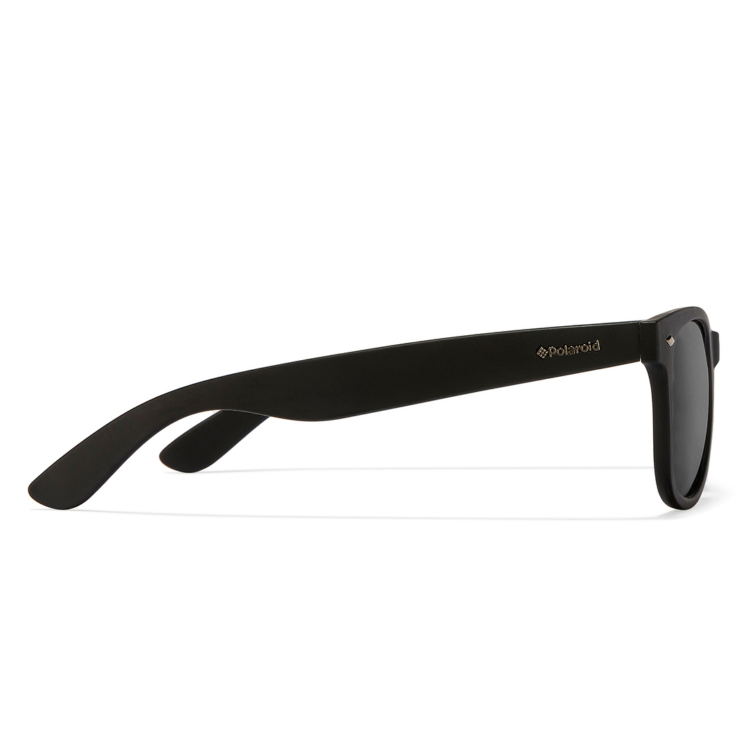 Polaroid Black Full Rim Square left side