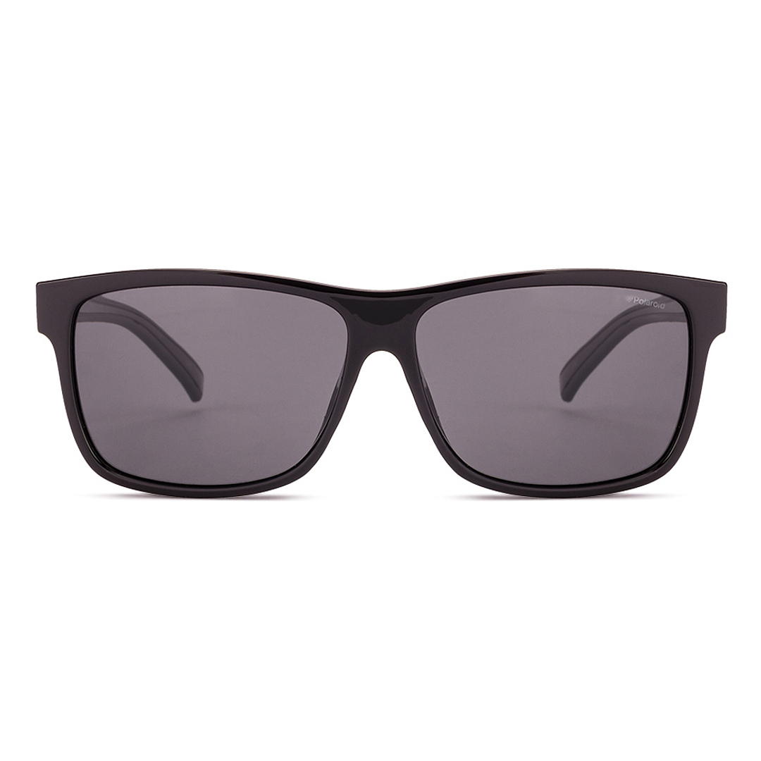Polaroid Black Full Rim Rectangle left side