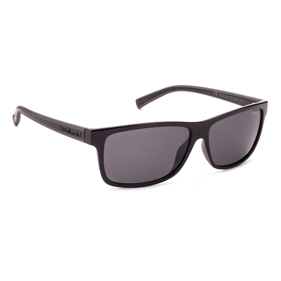 Polaroid Black Full Rim Rectangle right side