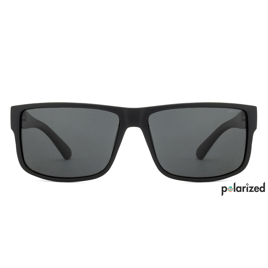 Polaroid Black Full Rim Rectangle left side