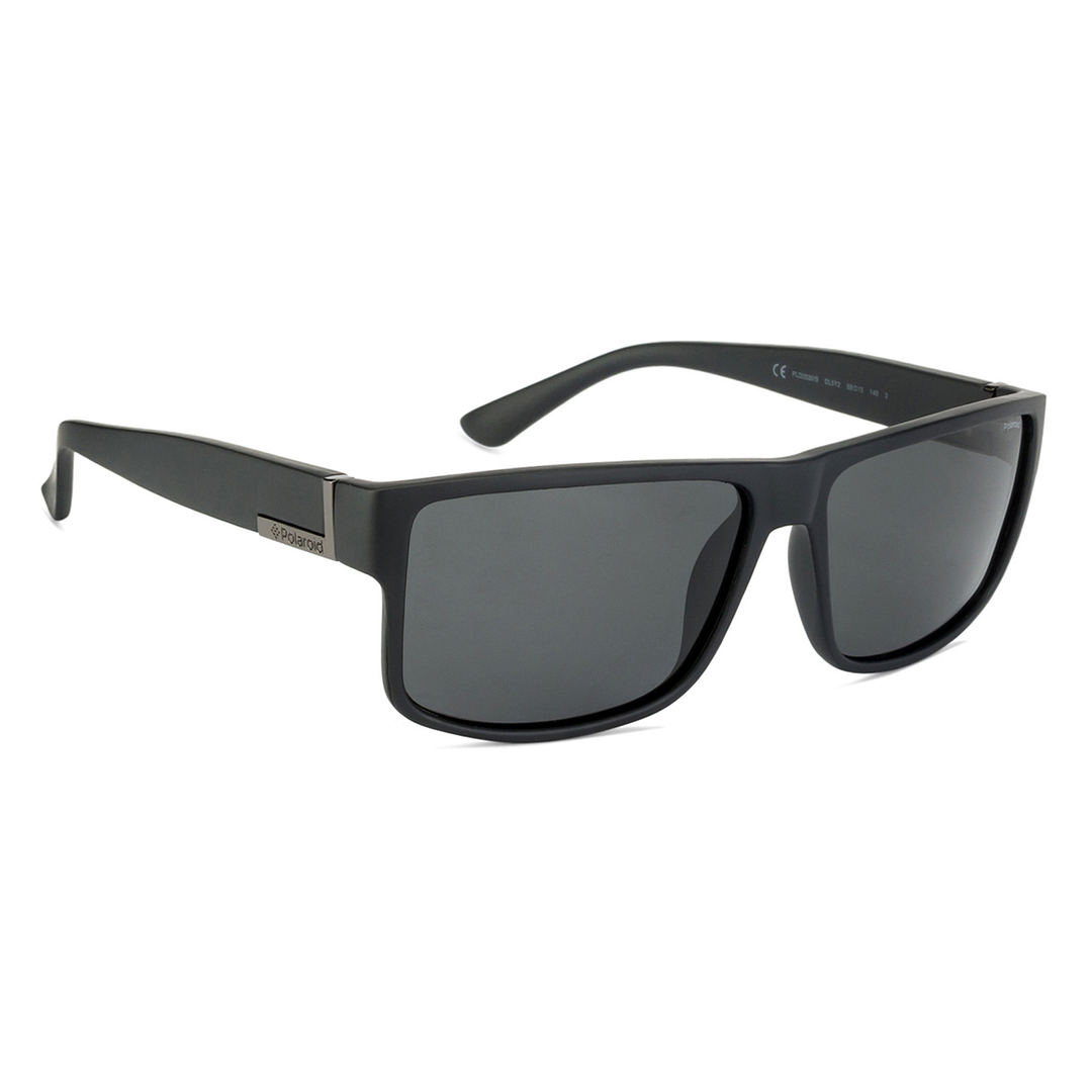 Polaroid Black Full Rim Rectangle right side