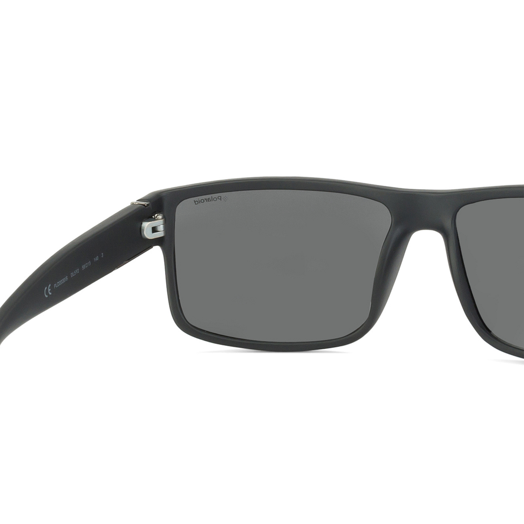 Polaroid Black Full Rim Rectangle right side