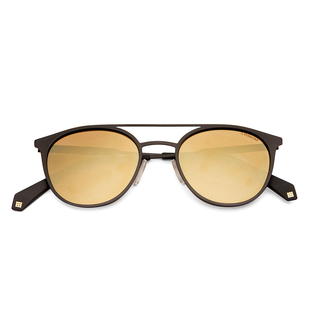 Polaroid Black Full Rim Round left side