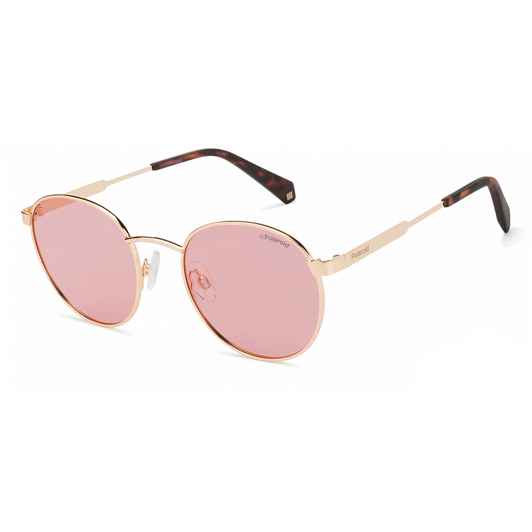 Polaroid Gold Full Rim Round right side