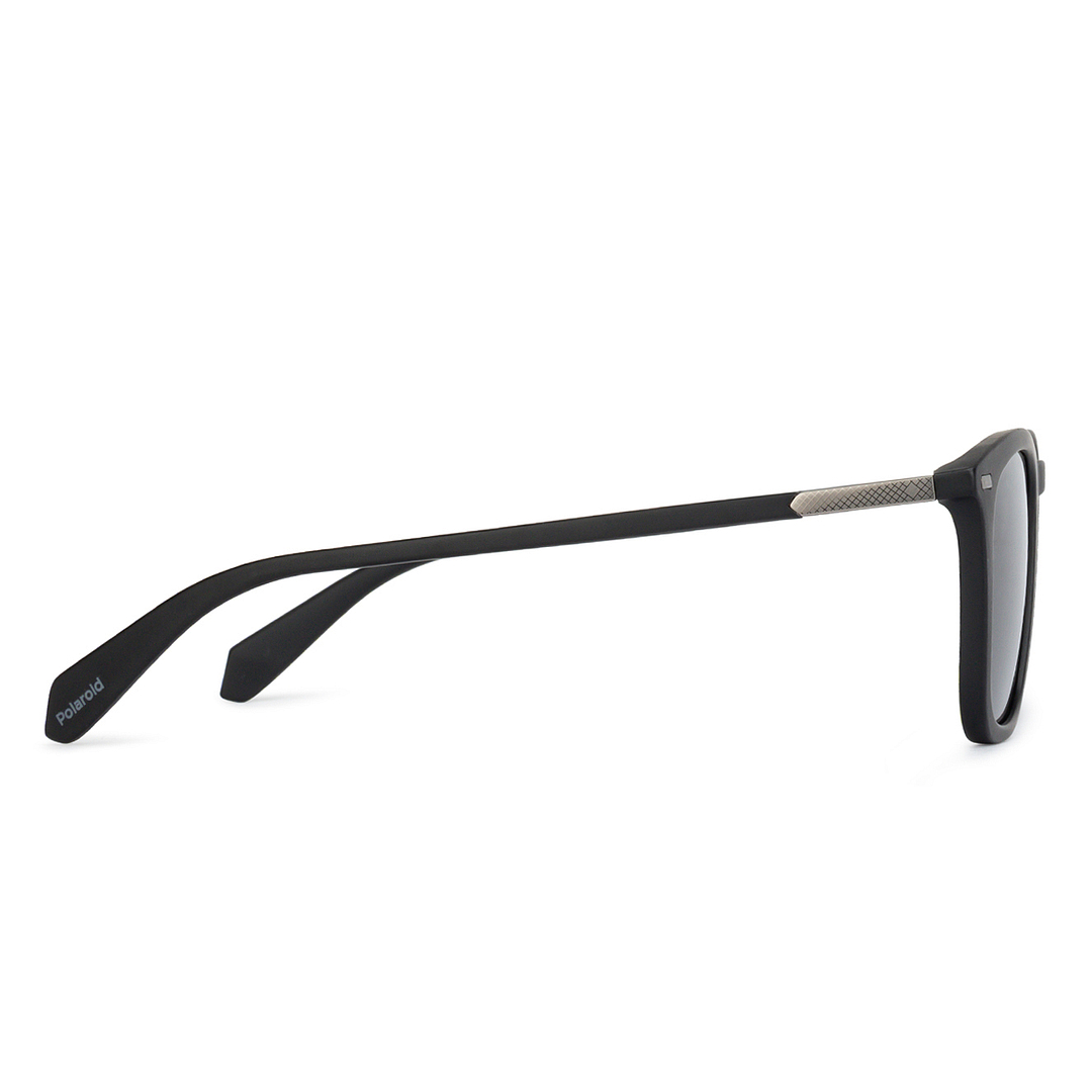 Polaroid Black Full Rim Square left side