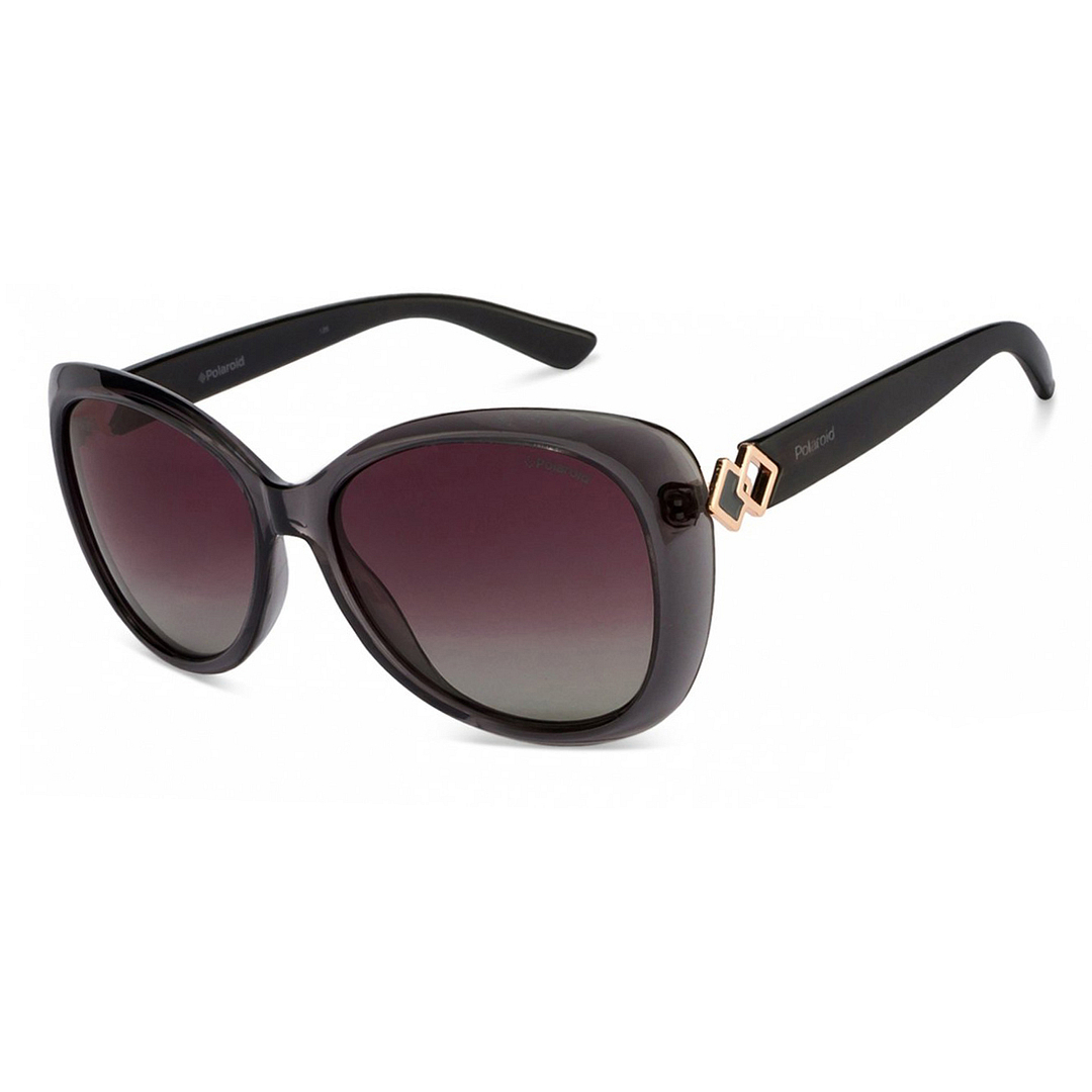 Polaroid Light Grey Full Rim Cat Eye right side
