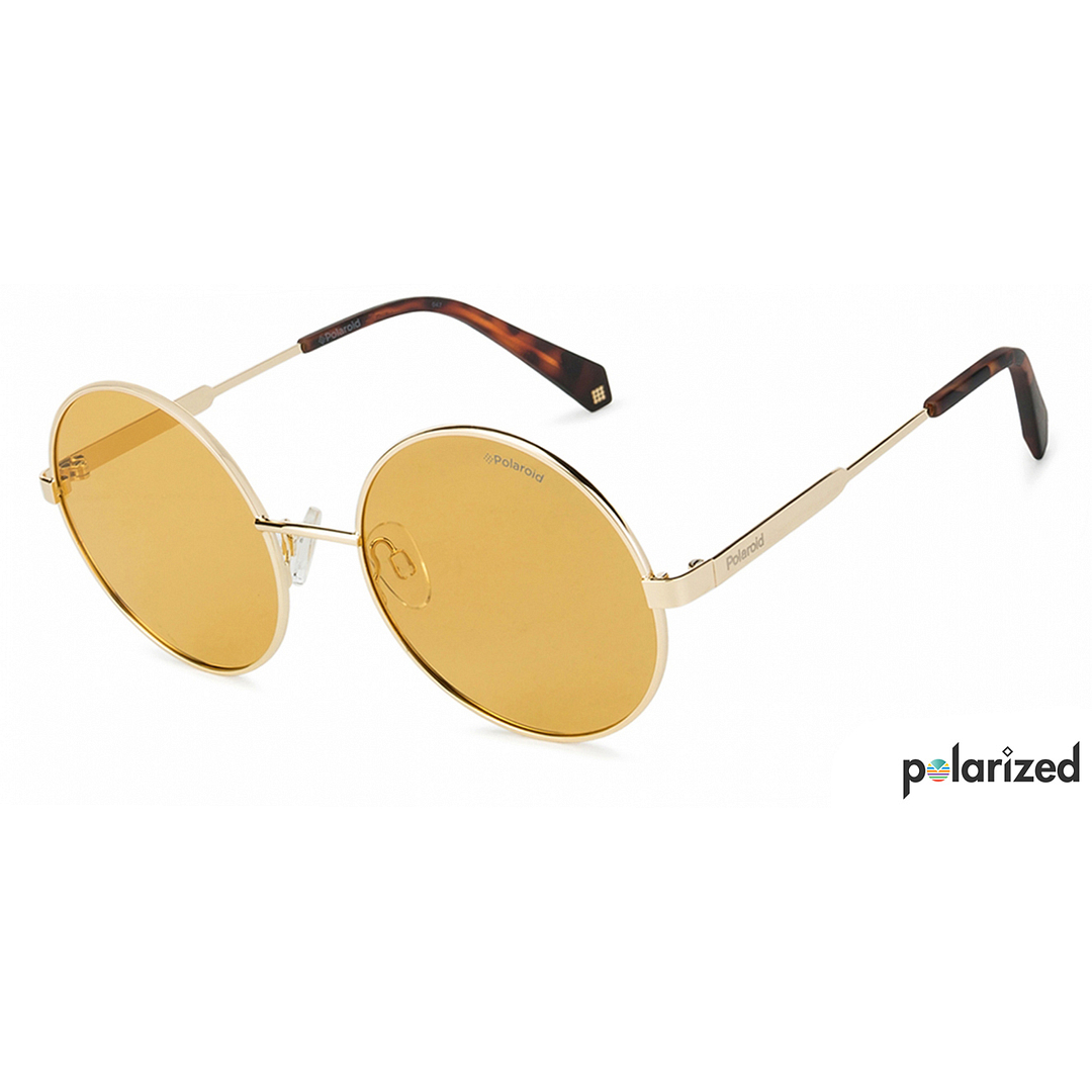 Buy Polaroid PLD4052 S Large Size-55 Gold Brown L7QHE Unisex  display picture 1