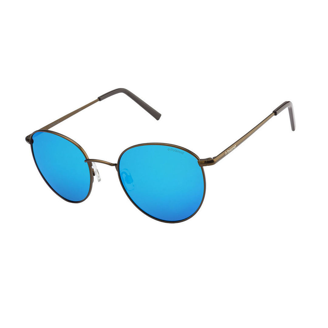 Polaroid Light Brown Full Rim Round right side