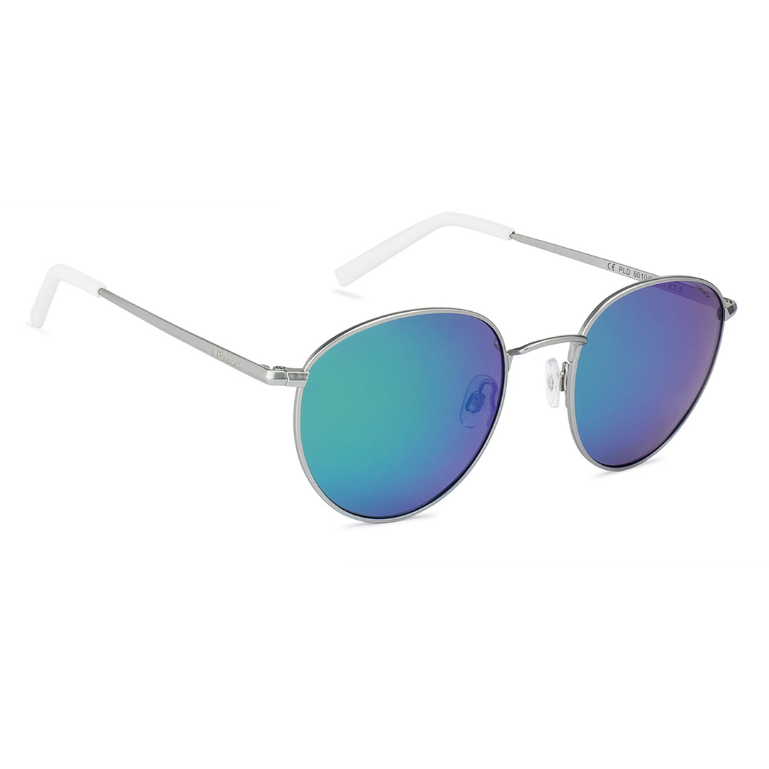 Polaroid Silver Full Rim Round right side