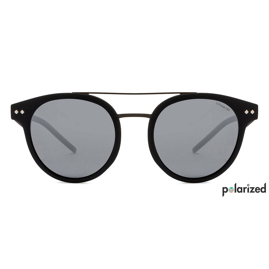 Polaroid Black Full Rim Round left side