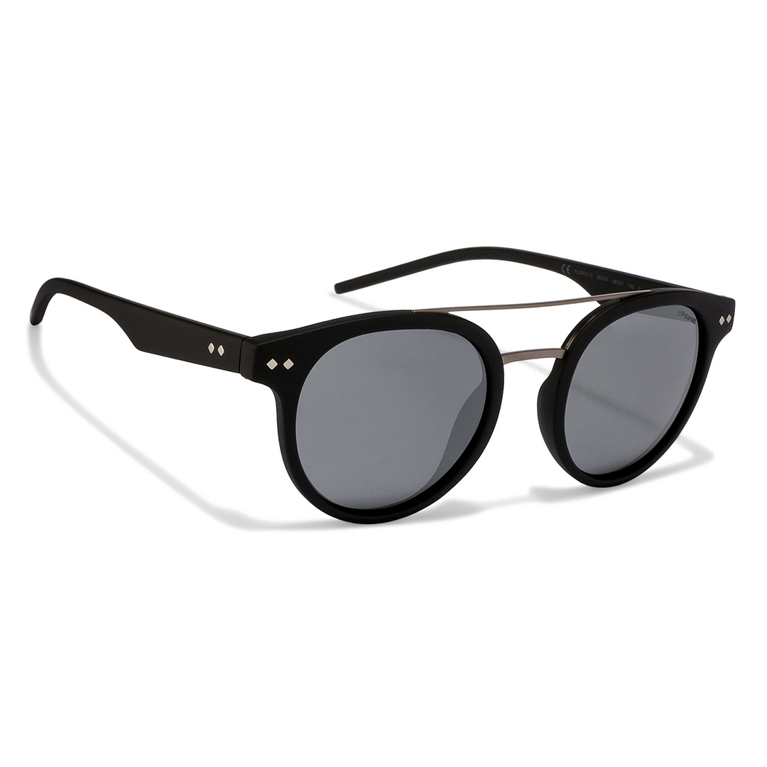 Polaroid Black Full Rim Round right side