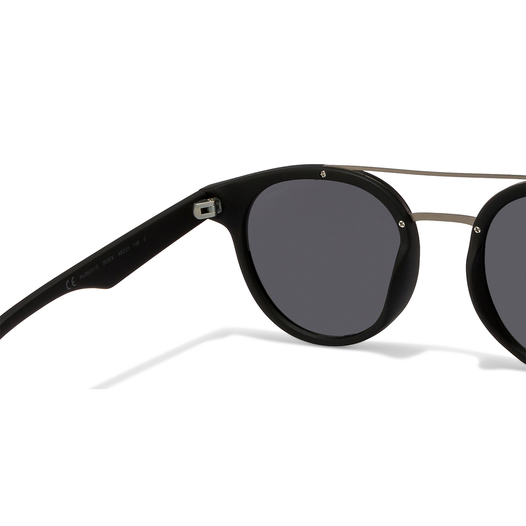 Polaroid Black Full Rim Round right side