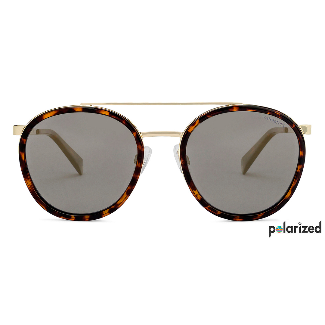 Polaroid Gold Full Rim Round left side