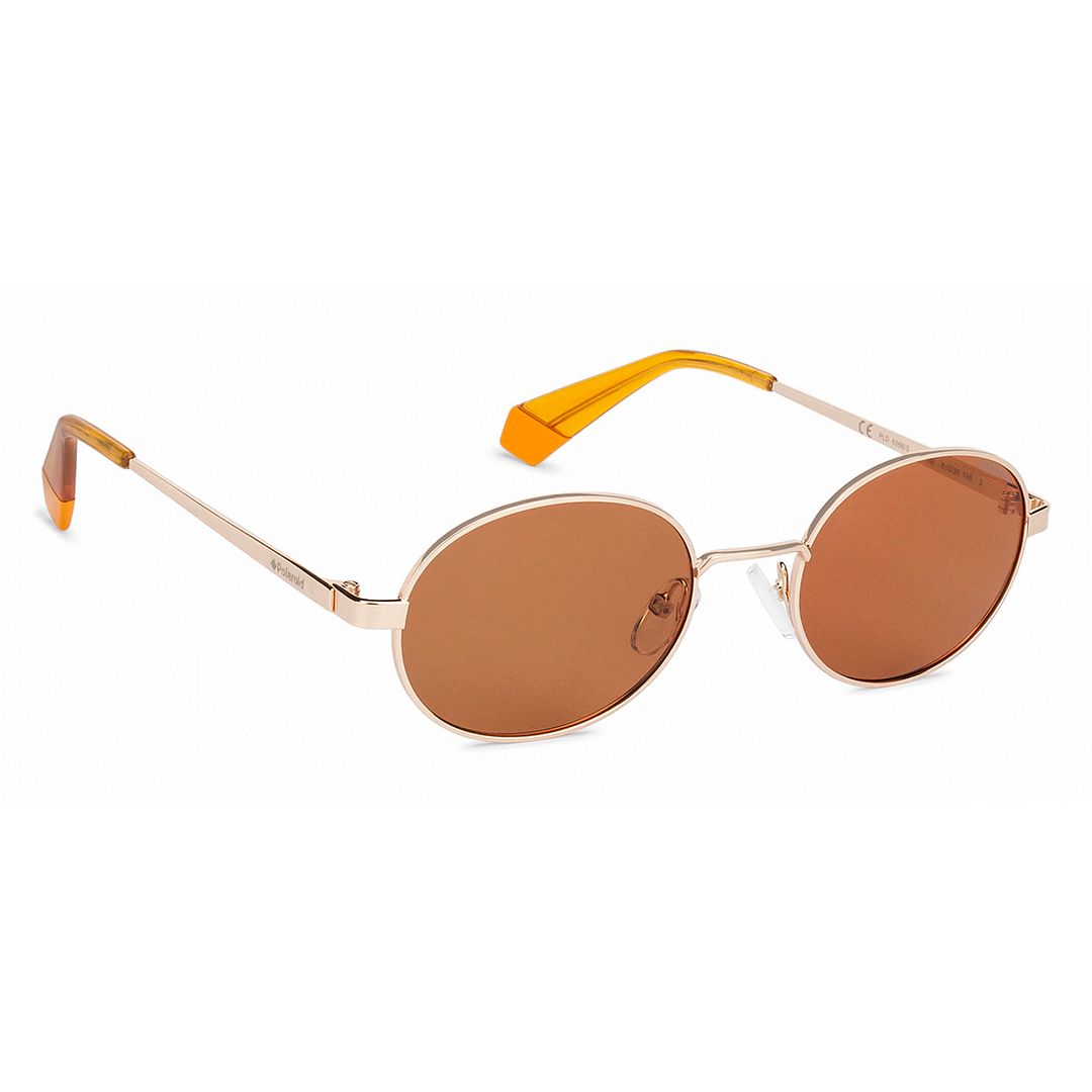 Polaroid Gold Full Rim Round right side