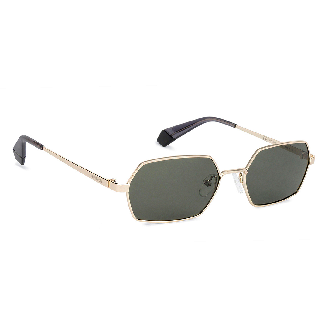 Polaroid Gold Full Rim Hexagonal right side