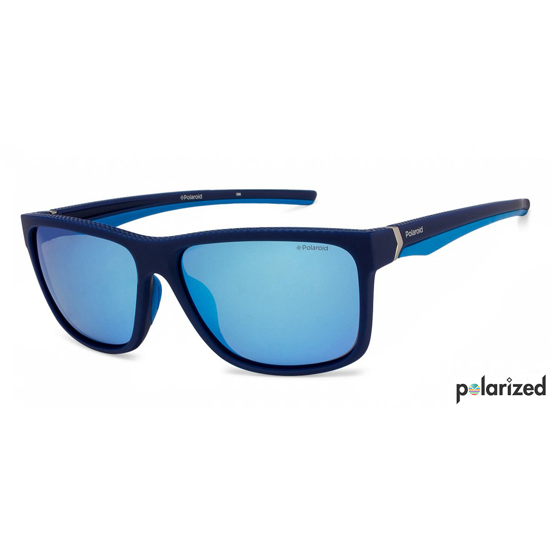 Buy Polaroid PLD7014 S Large Size-59 Matte Blue Mirror ZX95X