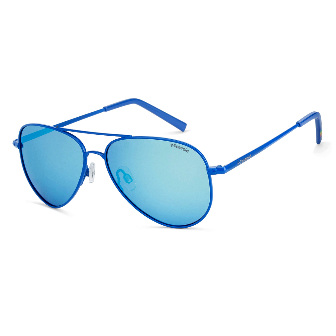 Buy Polaroid PLD8015 N Sky Blue Mirror 201 Unisex Polarized  display picture 3