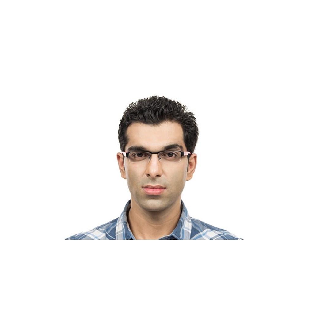 Vincent Chase Online Red Half Rim Rectangle right side